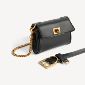 Cinto Rodeo para mulher com bolsa, em preto