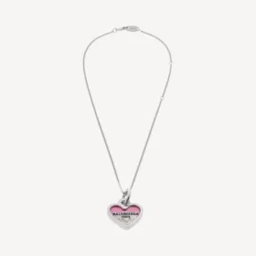 Colar Darling em prata/fúcsia