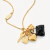 Colar de coleção «Carousel Rodeo» para mulher em dourado/preto