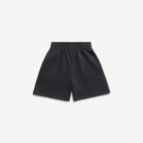 Crianças – calções de jogging em preto desbotado
