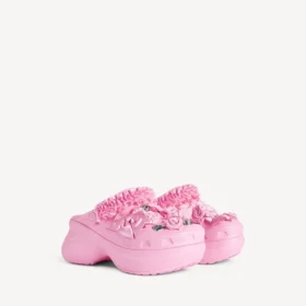 Crocs™ Mules Jibbitz™ para mulher em rosa claro