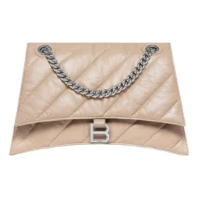 Crush Bolsa de corrente média acolchoada «Castanho claro» 716393210J02906