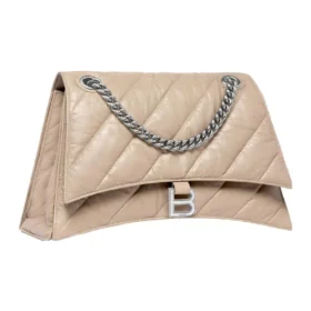 Crush Bolsa de corrente média acolchoada «Castanho claro» 716393210J02906