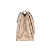 Crush Bolsa de corrente média acolchoada «Castanho claro» 716393210J02906