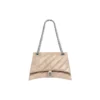 Crush Bolsa de corrente média acolchoada «Castanho claro» 716393210J02906