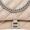 Crush Bolsa de corrente média acolchoada «Castanho claro» 716393210J02906