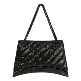 Crush com corrente grande acolchoada “Preto” 716332210IY1000