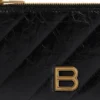 Crush Porta-moedas e porta-cartões comprido acolchoado «Preto» 766465210J11000