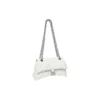 Crush Small Chain Bag Quilted «Branco Óptico» 716351210J09001