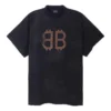 Crypto Oversized T-shirt «Black Faded» 739028TOVN81055