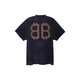 Crypto Oversized T-shirt «Black Faded» 739028TOVN81055