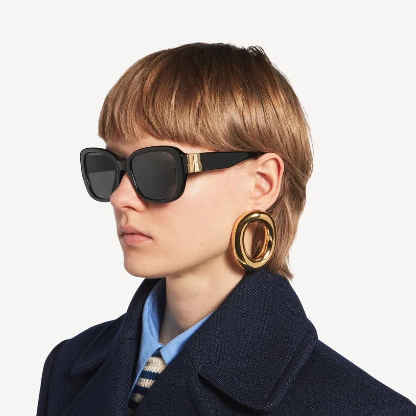 Óculos de sol Cosmo Square AF para mulher, em preto Óculos de sol Cosmo Square AF para mulher, em preto