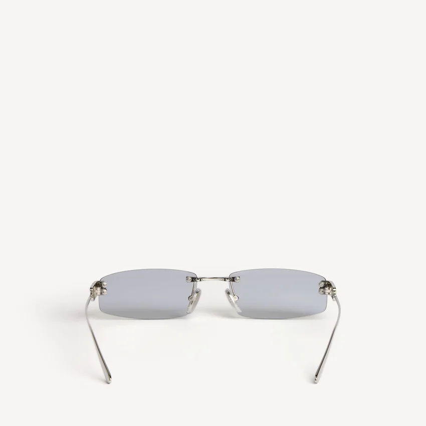 Óculos de sol femininos Gossip Rectangle M em prateado Óculos de sol femininos Gossip Rectangle M em prateado