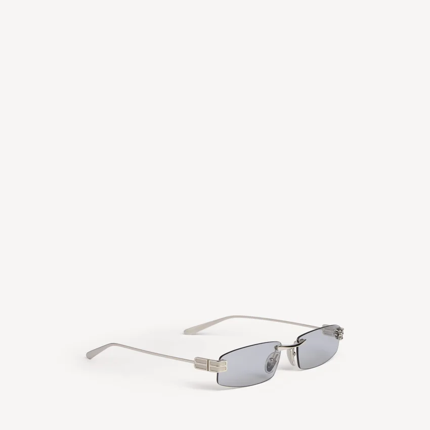 Óculos de sol femininos Gossip Rectangle M em prateado Óculos de sol femininos Gossip Rectangle M em prateado