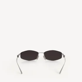 Óculos de sol femininos Nano D-Frame em prateado