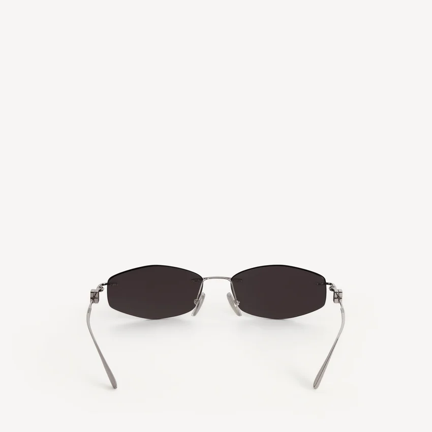 Óculos de sol femininos Nano D-Frame em prateado Óculos de sol femininos Nano D-Frame em prateado