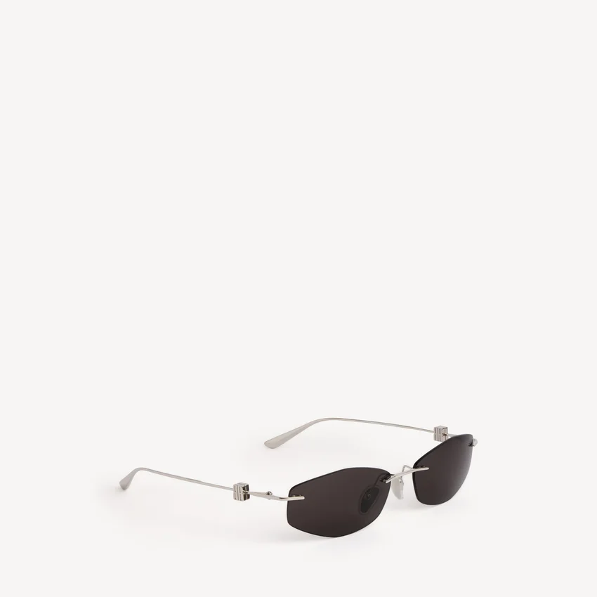 Óculos de sol femininos Nano D-Frame em prateado Óculos de sol femininos Nano D-Frame em prateado