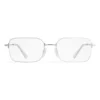 Óculos de sol Invisible Rectangle «Prateado» 768058T00051402