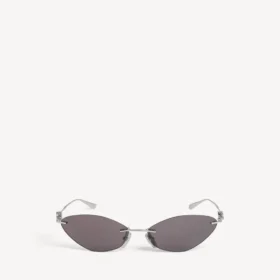 Óculos de sol Nano Cat para mulher em prateado