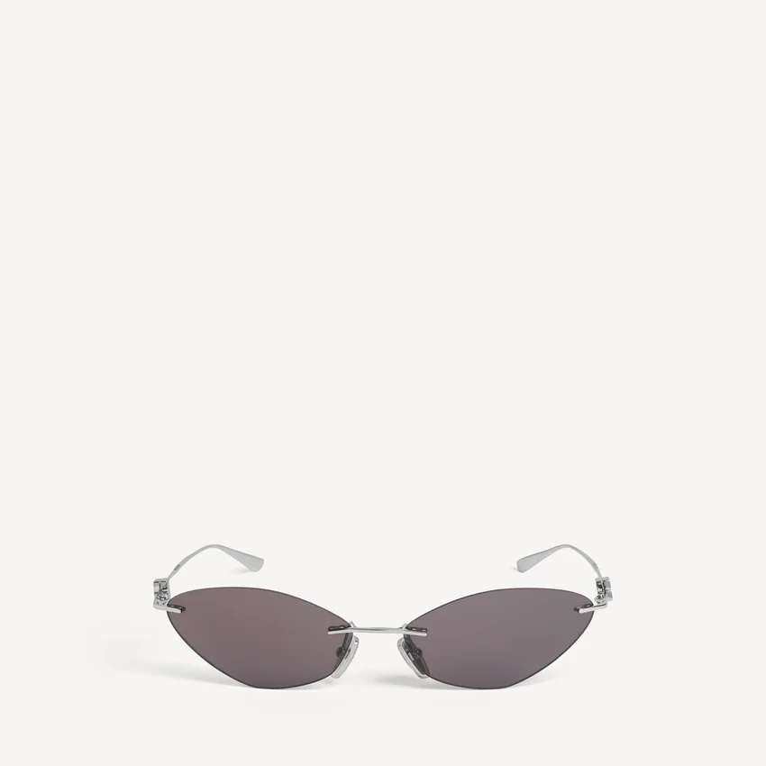 Óculos de sol Nano Cat para mulher em prateado Óculos de sol Nano Cat para mulher em prateado