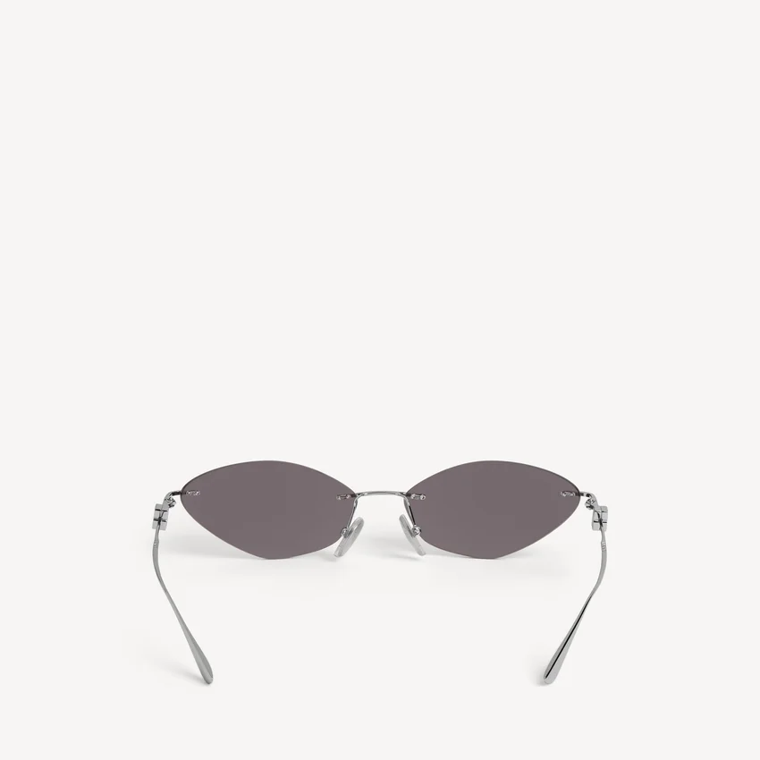 Óculos de sol Nano Cat para mulher em prateado Óculos de sol Nano Cat para mulher em prateado