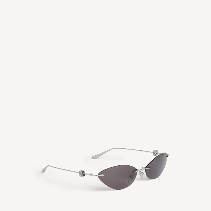 Óculos de sol Nano Cat para mulher em prateado Óculos de sol Nano Cat para mulher em prateado