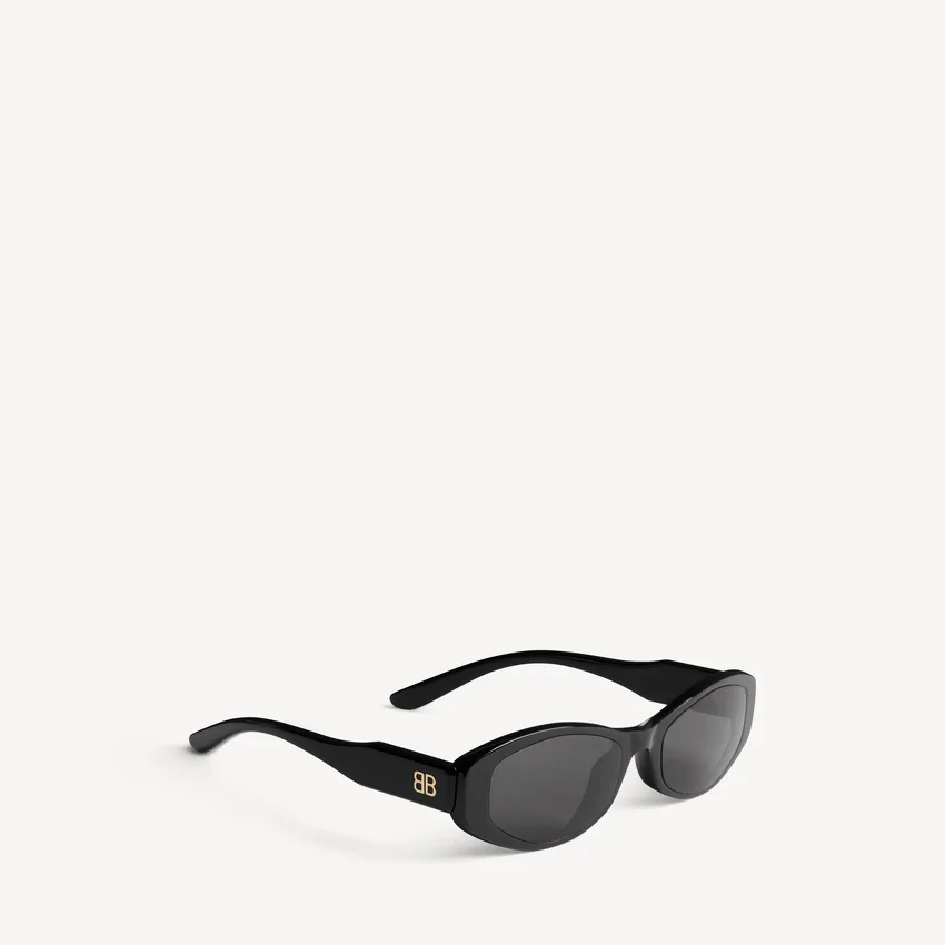 Óculos de sol Nova ovais para mulher, em preto Óculos de sol Nova ovais para mulher, em preto