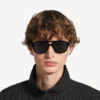 Óculos de sol Pilot para homem, para uso diário, em preto