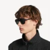 Óculos de sol Pilot para homem, para uso diário, em preto