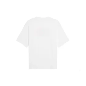 Design retro de uniforme largo, manga curta, branco 620941TIV799000