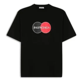 Design retro e folgado, manga curta, preto 620941TIV791000