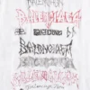 Diy Metal T-shirt “Branco, Preto, Vermelho” 641675TPVO29065