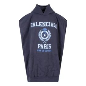 Est. 1917 Camisola com capuz, sem mangas e de tamanho grande com logótipo universitário «Navy» 697875TMV964140 Est. 1917 Camisola com capuz, sem mangas e de tamanho grande com logótipo universitário «Navy» 697875TMV964140