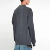 Esta não é a nova camisola com logótipo da Balenciaga «Dark Grey» 652981TKVE41069