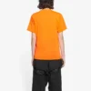 FW21 Camiseta de manga curta elástica e justa, cor laranja 661705TKVH57513