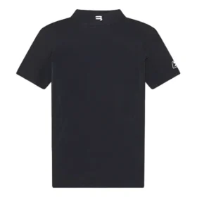 FW21 com logótipo e letras estampadas, corte justo, manga curta, preta 6617524B0B11077