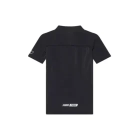 FW21 com logótipo e letras estampadas, corte justo, manga curta, preta 6617524B0B11077