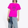 FW21 Manga Curta Rosa Vermelho 661705TKVE16817
