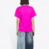FW21 Manga Curta Rosa Vermelho 661705TKVE16817
