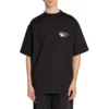 Gaffer T-shirt, corte largo “Preto” 641675TNVG11089