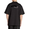 Gaffer T-shirt, corte largo “Preto” 641675TNVG11089