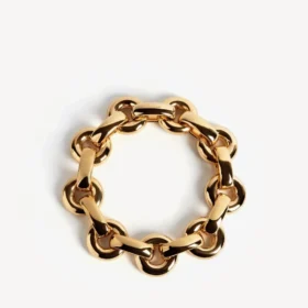 Gargantilha com corrente Eisa para mulher em ouro brilhante