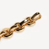 Gargantilha com corrente Eisa para mulher em ouro brilhante