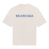 go Camisola de luxo com gola redonda, unissexo, de algodão, manga curta, branca 612966TIVG59055