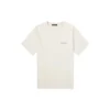 go Camisola de luxo com gola redonda, unissexo, de algodão, manga curta, branca 612966TIVG59055