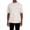 go Camisola de luxo com gola redonda, unissexo, de algodão, manga curta, branca 612966TIVG59055
