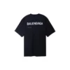 Hand Drawn Balenciaga T-shirt, large fit «Black» 641675TOVO51070