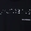 Hand Drawn Balenciaga T-shirt, large fit «Black» 641675TOVO51070
