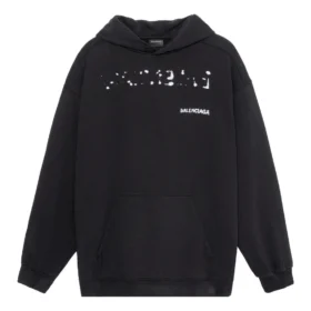 Hoodie Balenciaga com desenho à mão, corte médio «Preto» 600583TOVO61070