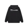 Hoodie Balenciaga com desenho à mão, corte médio «Preto» 600583TOVO61070